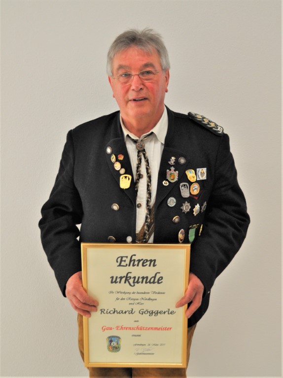 Gau-Ehrenschtzenmeister Richard Gggerle
