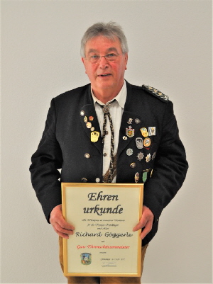 Gau-Ehrensch�tzenmeister Richard G�ggerle