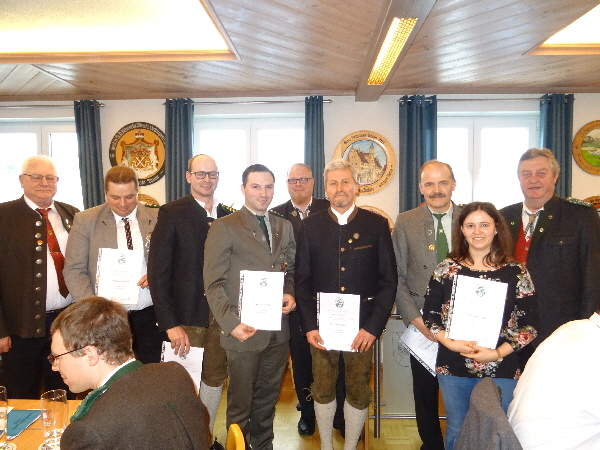 Ehrungen 2023 - Verdienstnadel �In Anerkennung� des BSSB